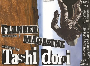 TASHI DORJI and FLANGER MAGAZINE at MAYBEIT'SFATE, Thursday September 24th