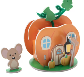 Craft It Up: Pumpkin House for a Mouse