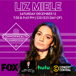 LIZ MIELE presented by Commonwealth Comedy Club