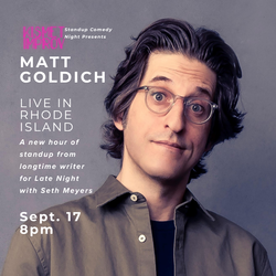 Matt Goldich Live in Rhode Island