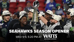 Seahawks Season Opener at Watts Brewing