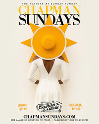 CHAPMAN SUNDAYS: THE NATION'S #1 SUNDAY FUNDAY at CHAPMAN & KIRBY