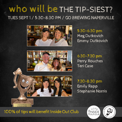Inside Out Club's Celebrity Bartending Fundraiser