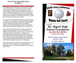 2026 Cory Littleton Matador Golf Classic Fundraiser