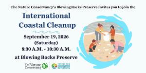 International Coastal Cleanup at Blowing Rocks Preserve