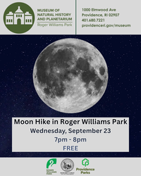 Moon Hike in Roger Williams Park