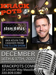 Comedian Adam Yenser at Krackpots Comedy Club, Massillon