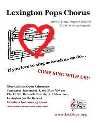 Come Sing With the Lexington Pops Chorus!