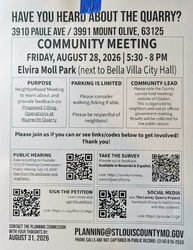 Quarry Community Meeting