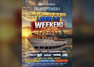 End of Summer on the Water Labor Day Weekend Party NYC