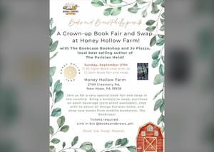 Grown-up Book Fair and Swap...on the Farm!