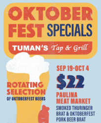 Oktoberfest at Tuman’s Tap & Grill