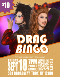 Drag Bingo w/ Typhoid Mary and Noelle Diamond
