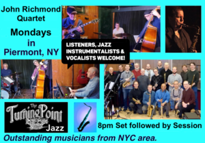 Jazz is Back at The Turning Point! Concert & Session – Mondays