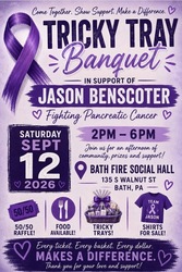 Tricky Tray Benefit for Jason Benscoter