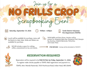 No Frills Crop Scrapbooking Event