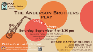 Grace Concert Series presents The Anderson Brothers Play Cole Porter