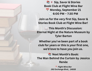 Sip, Savor & Stories Book Club