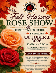 Honolulu Rose Society Fall Harvest Rose Show