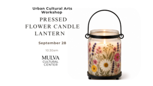 Urban Cultural Arts Pressed Flower Candle Lantern (Beginner Friendly)