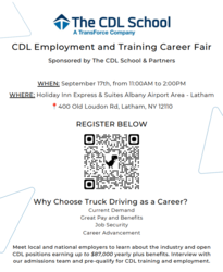 Free CDL Career Fair – Aspiring & Current CDL Drivers Welcome