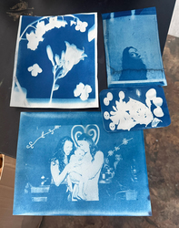 Cyanotype Postcard Printing Workshop with Dilge Dilsiz