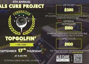 Stephen Piscotty's 5th Annual Topgolfin' for an ALS Cure
