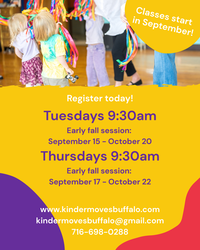Kindermoves Infant Toddler Preschool classes!