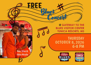 Free Blues Concert at Gateway to the Blues Visitor Center