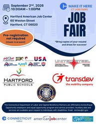 Multi-Employer Job Fair, held at the Hartford American Job Center