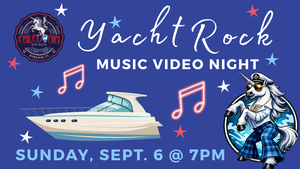 Yacht Rock Music Video Night w/VJ Hural Knight at Caledonia Brewing on Sunday, Sept. 6 at 7 p.m.