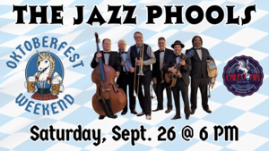 The Jazz Phools LIVE Oktoberfest Music at Caledonia Brewing on Saturday, Sept. 26 at 6 p.m.