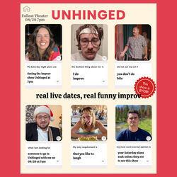 Unhinged: Real blind dates, Real funny improv