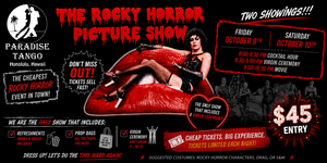 Rocky Horror Picture Show: Virgin Ceremony, Props, Drinks & Snacks Included