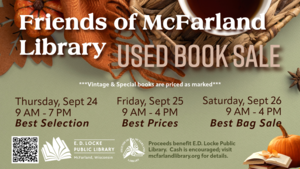 Friends of McFarland Library Used Book Sale