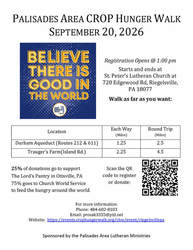 Palisades Area CROP Hunger Walk