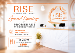 PROMENADE AT COCONUT CREEK TO CELEBRATE GRAND OPENING  OF RISE MODERN WELLNESS