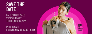 Dress For Success Fall Closet Sale