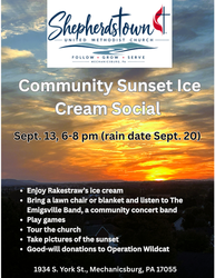 Community Sunset Ice Cream Social