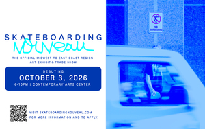 Market Bleu Present Skateboarding Nouveau