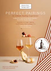 Rustic Bakery Perfect Pairings Artisan Tasting Experience