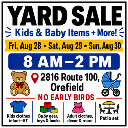 Huge Yard Sale