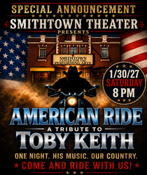 AMERICAN RIDE A TRIBUTE TO TOBY KEITH @ SMITHTOWN THEATER JANUARY 30th 8pm