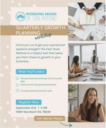QUARTERLY GROWTH PLANNING workshop