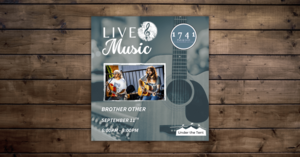 Friday Night Live Music Series Featuring Brother Other Under the Tent at 1741 Pub & Grill