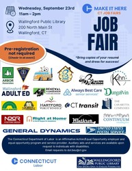Job Fair at Wallingford Public Library