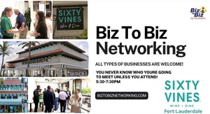Biz To Biz Networking at Sixty Vines