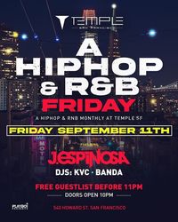 A HIPHOP & R&B FRIDAY w/J ESPINOSA!