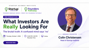 Free Webinar for Founders: What Investors Are Really Looking For