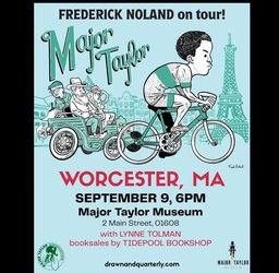 "Major Taylor" author/illustrator Fred Noland